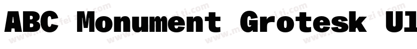 ABC Monument Grotesk Ultra字体转换